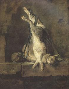 Jean Baptiste Simeon Chardin Dead Rabbit with Hunting Gear (mk05) china oil painting image